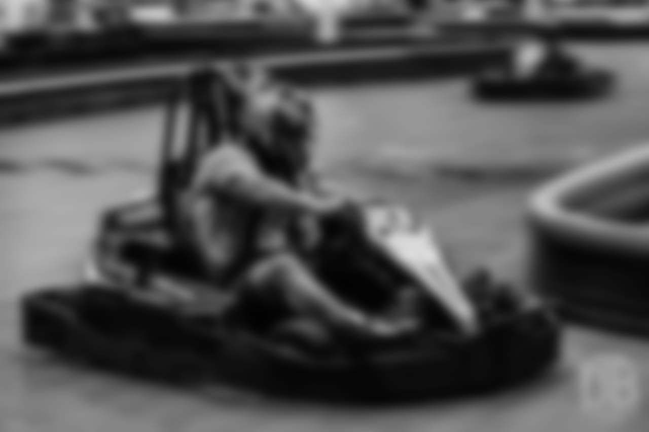 a player at Von's Vision fourth annual Go-Kart Grand Prix to fundraise for the foundation.