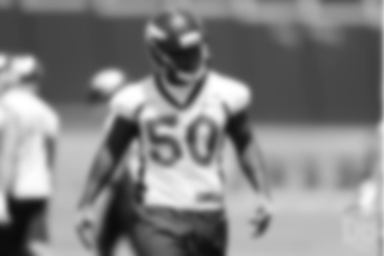 action during minicamp at UCHealth Training Center in Centennial, CO, June 13, 2018.
Photo by Gabriel Christus