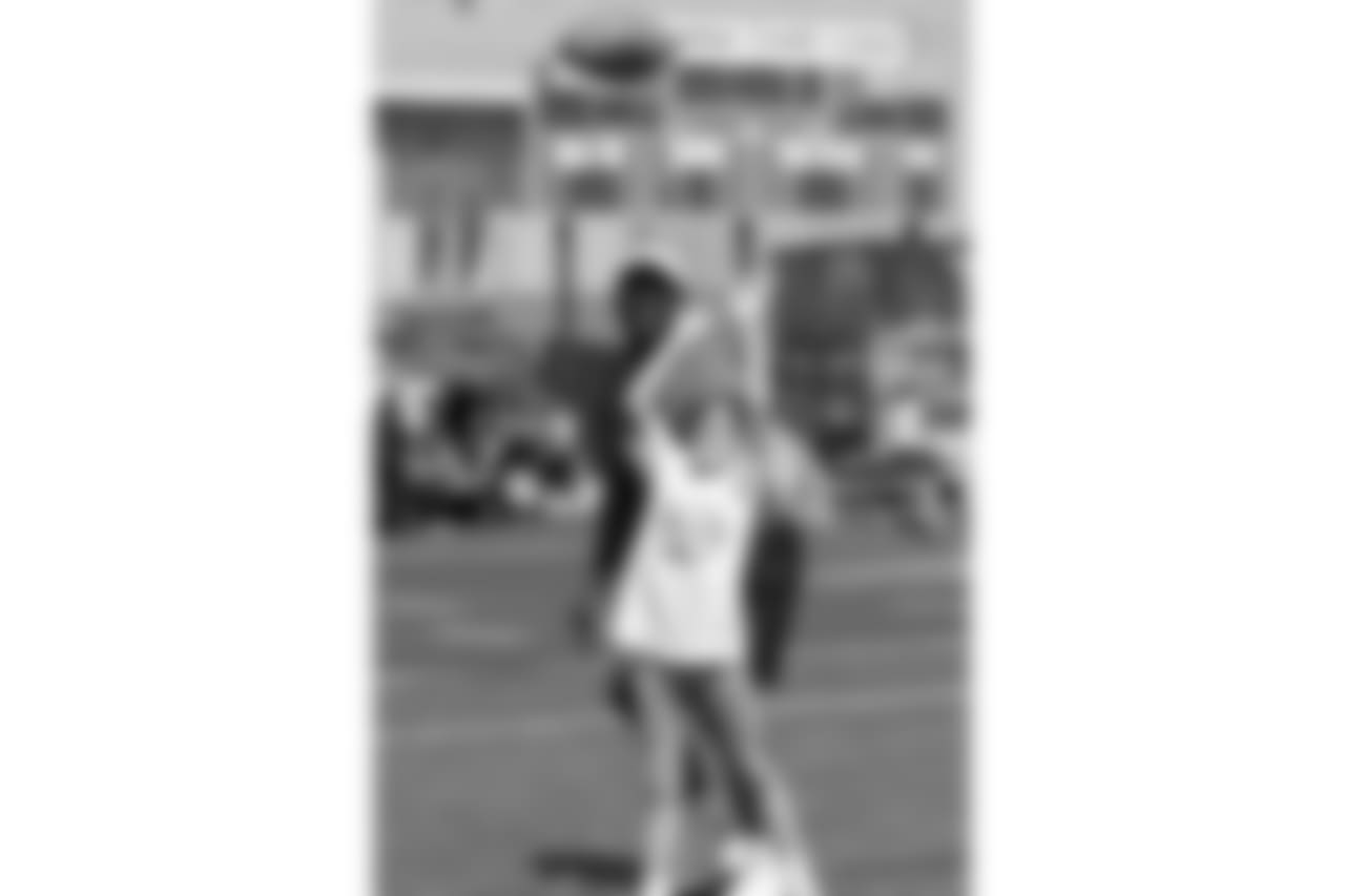At Von Miller's Football Procamp at Englewood High School on June 20, 2018.