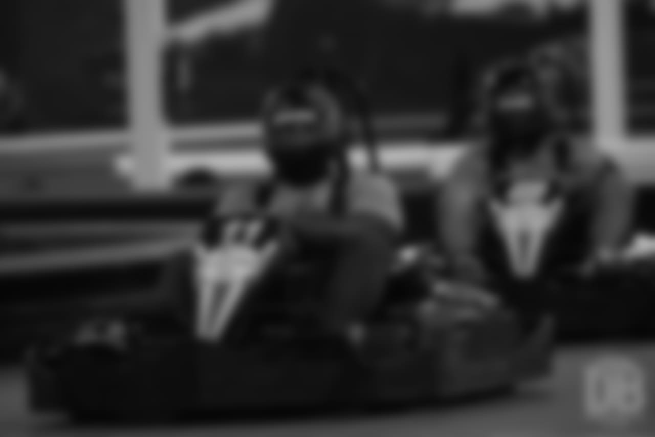 a player at Von's Vision fourth annual Go-Kart Grand Prix to fundraise for the foundation.