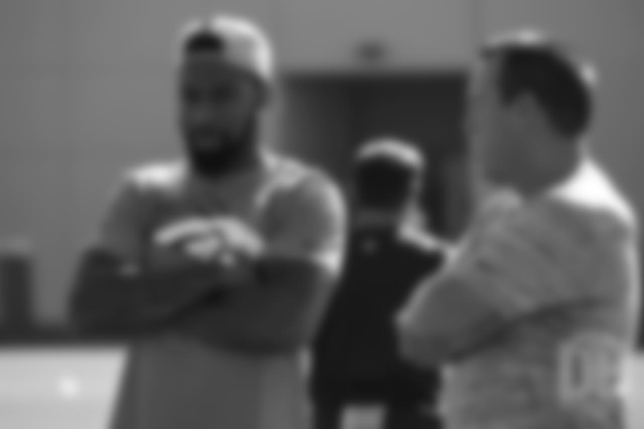 during training camp at UCHealth Training Center in Centennial, CO, July 31, 2018.