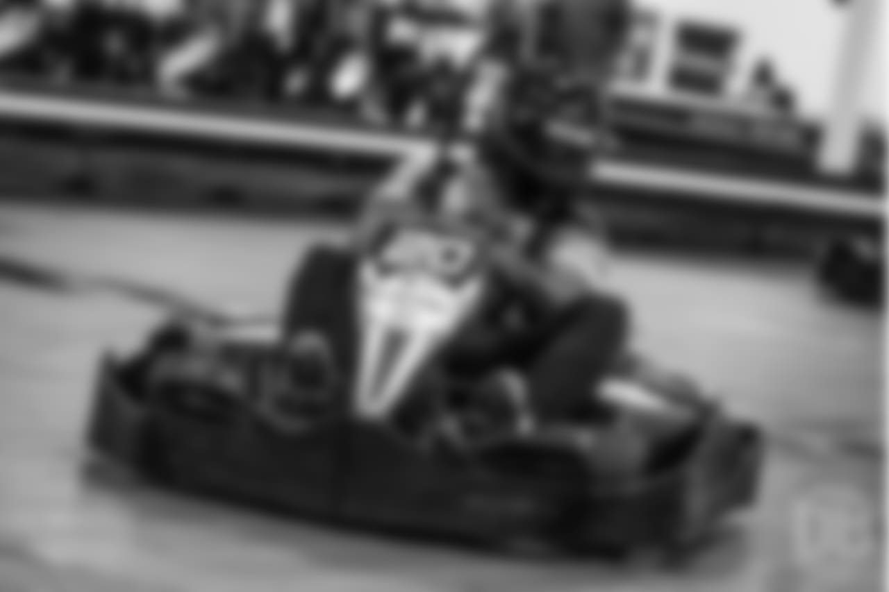 a player at Von's Vision fourth annual Go-Kart Grand Prix to fundraise for the foundation.