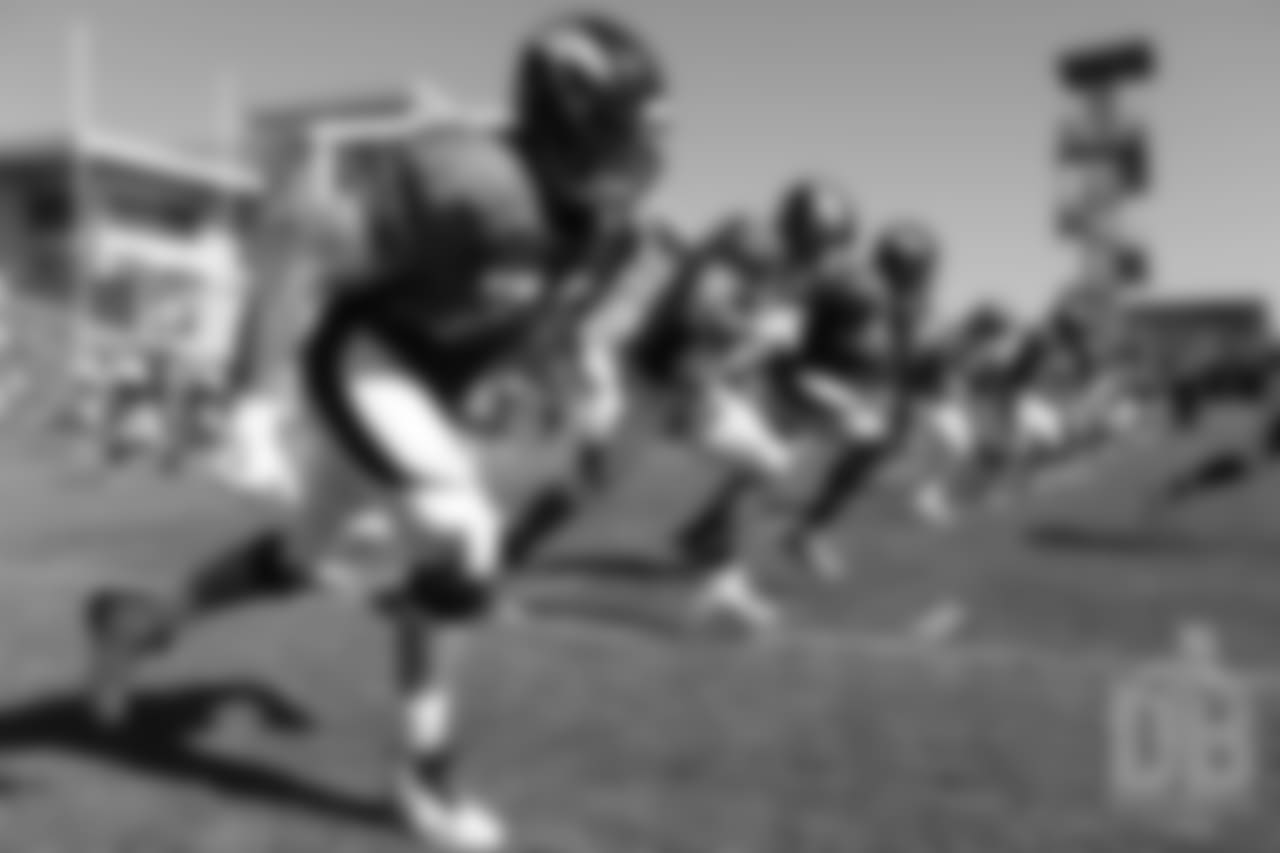 during training camp at UCHealth Training Center in Centennial, CO, July 31, 2018.