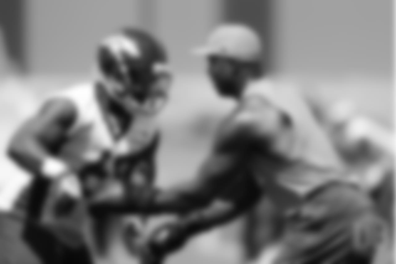 action during minicamp at UCHealth Training Center in Centennial, CO, June 13, 2018.
Photo by Gabriel Christus