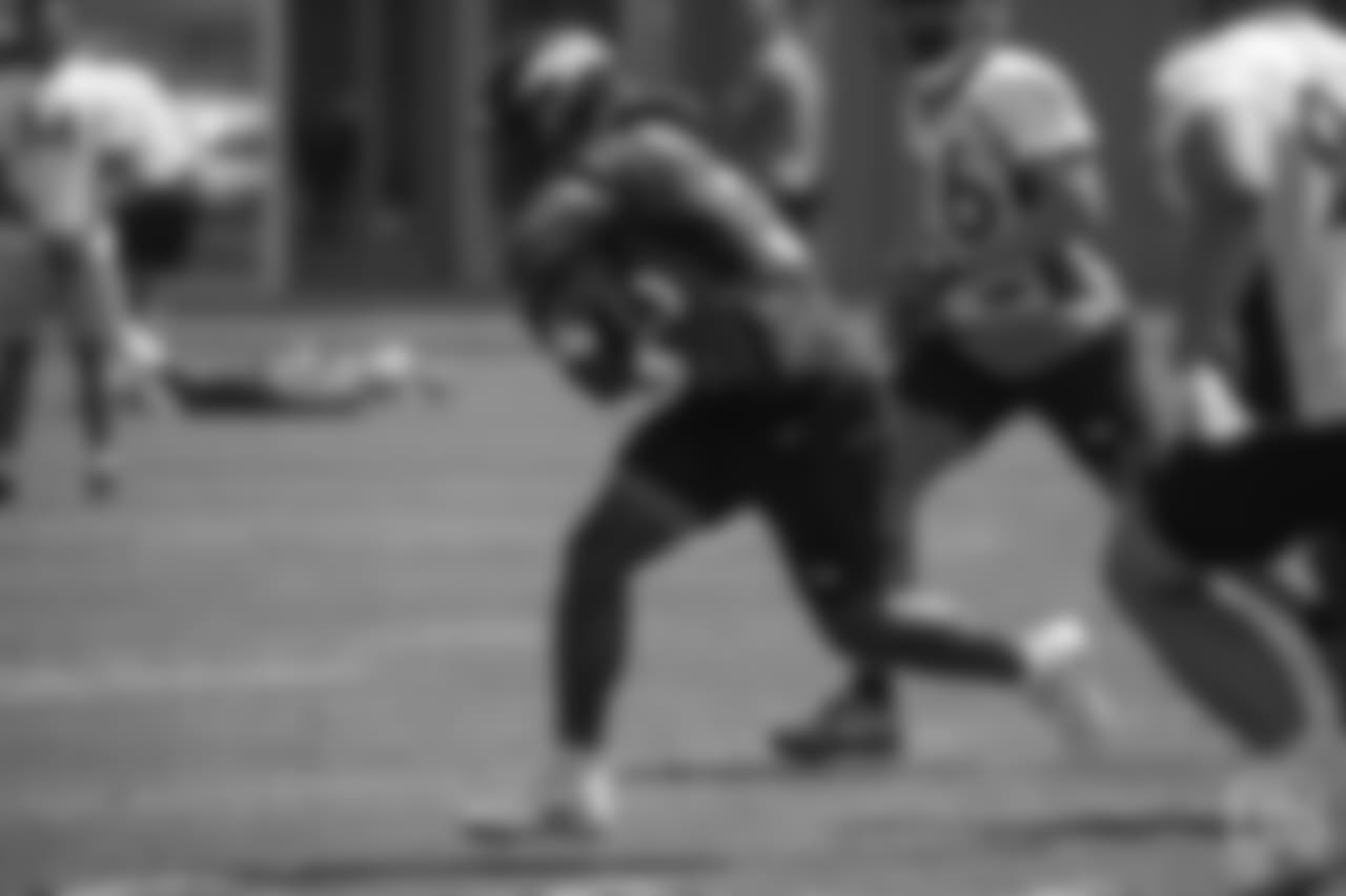 running back David Williams (36) at the ninth day of OTAs on June 6, 2018 at UCHealth Training Center.