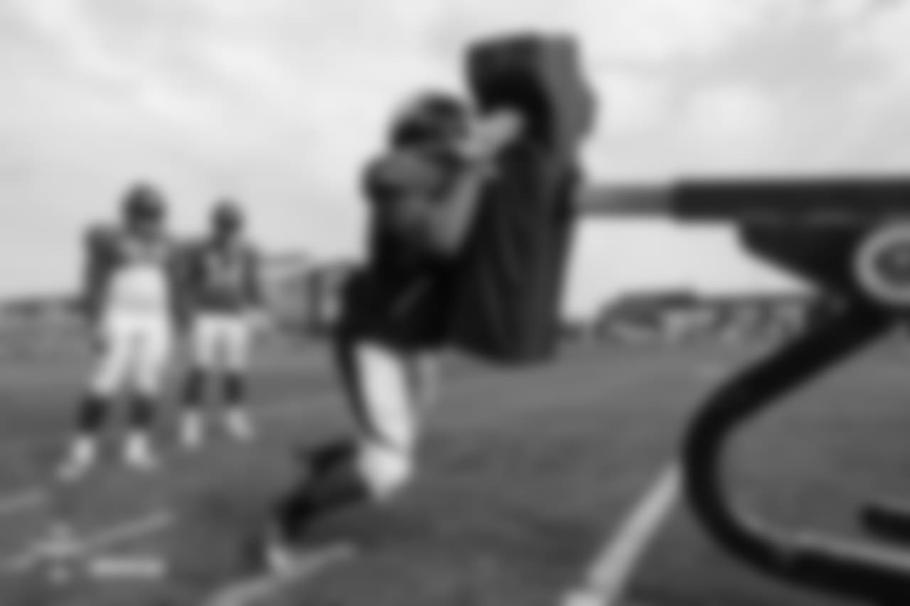 Running back Devontae Booker (23) at the fifth day of training camp on August 1, 2018, at UCHealth Training Center.