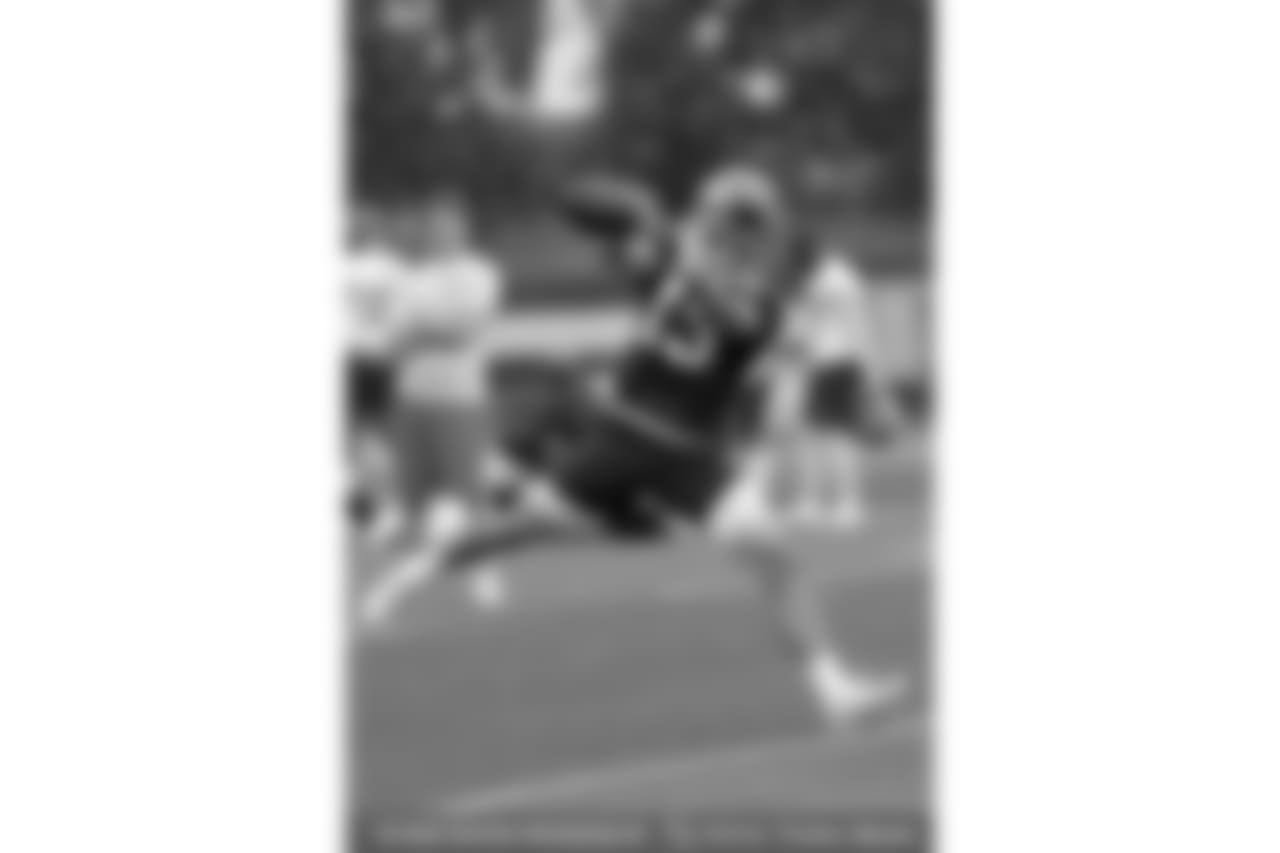 Cleveland Browns wide receiver Jeff Janis catches a pass during practice at the NFL football team's training camp facility, Tuesday, June 12, 2018, in Berea, Ohio. (AP Photo/Tony Dejak)