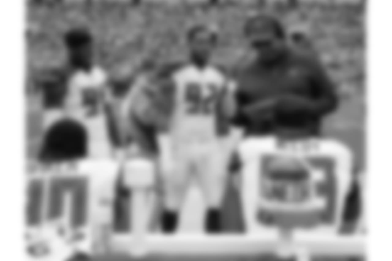 DE Ryan Russell, DT Chris Baker, DT Gerald McCoy and DE William Gholston