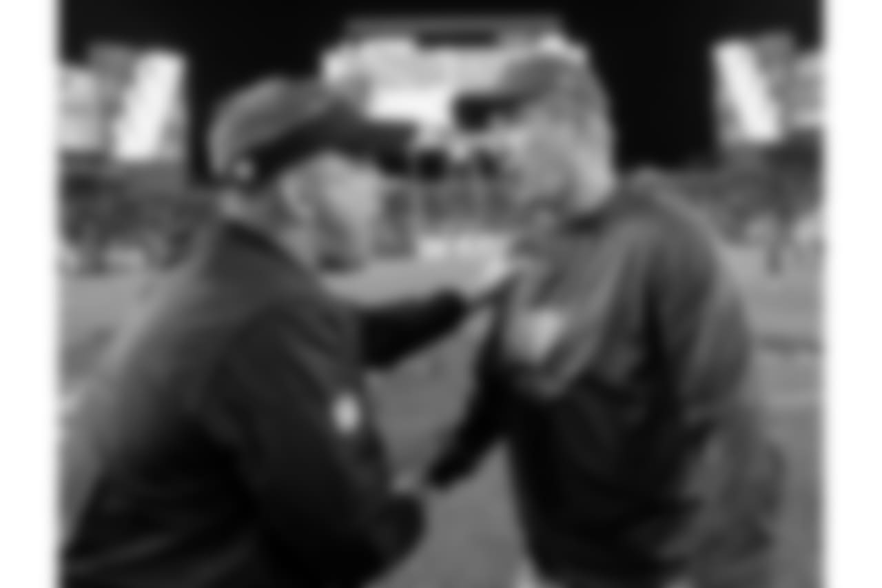 Saints HC Sean Payton and HC Dirk Koetter