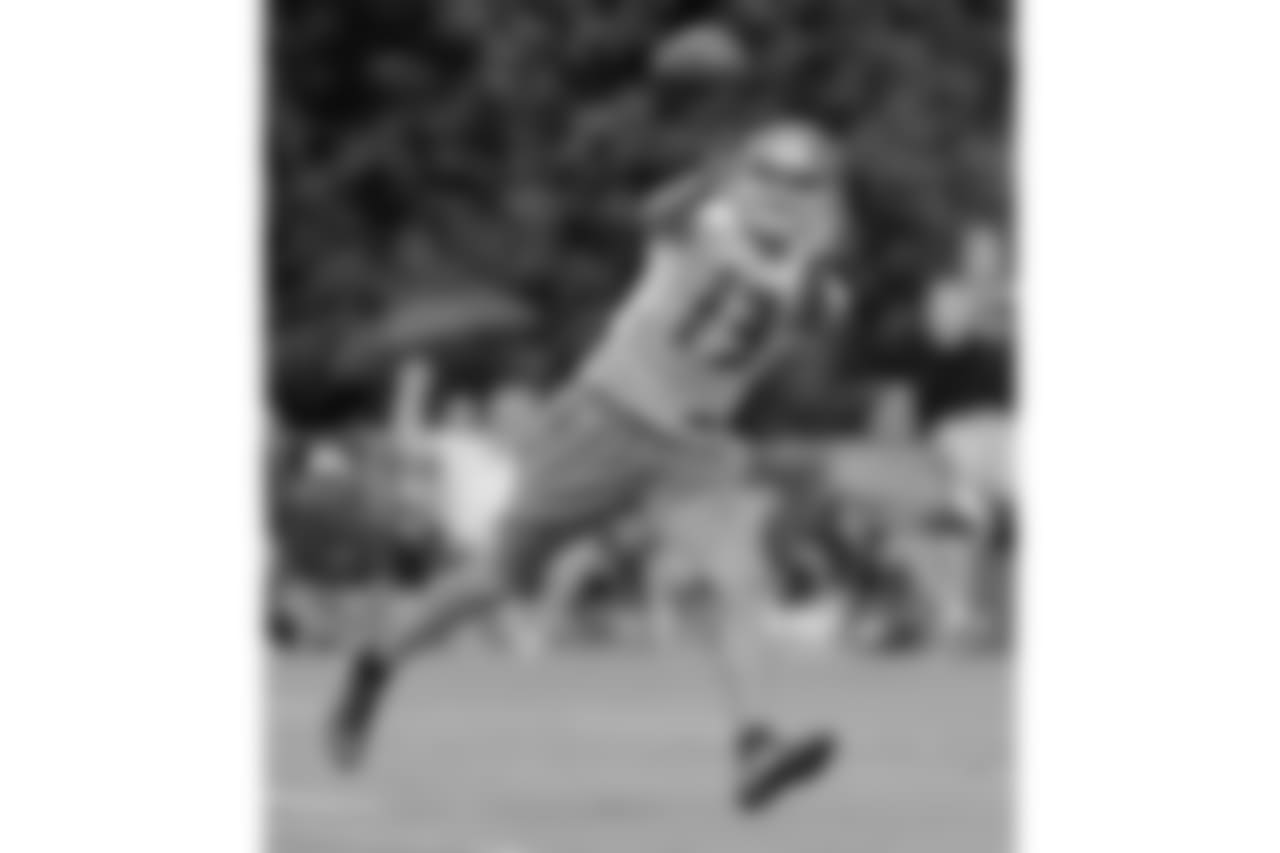 TAMPA, FLORIDA - JUNE 12, 2018: Wide Receiver Mike Evans #13 of the Tampa Bay Buccaneers during day one of mini camp at One Buccaneer Place. (Photo by Mike Carlson/Tampa Bay Buccaneers)