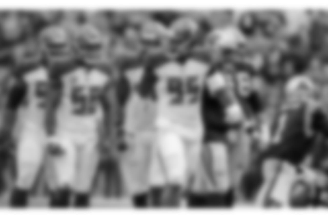 DT Clinton McDonald, LB Kwon Alexander, DE Will Clarke and DE Ryan Russell