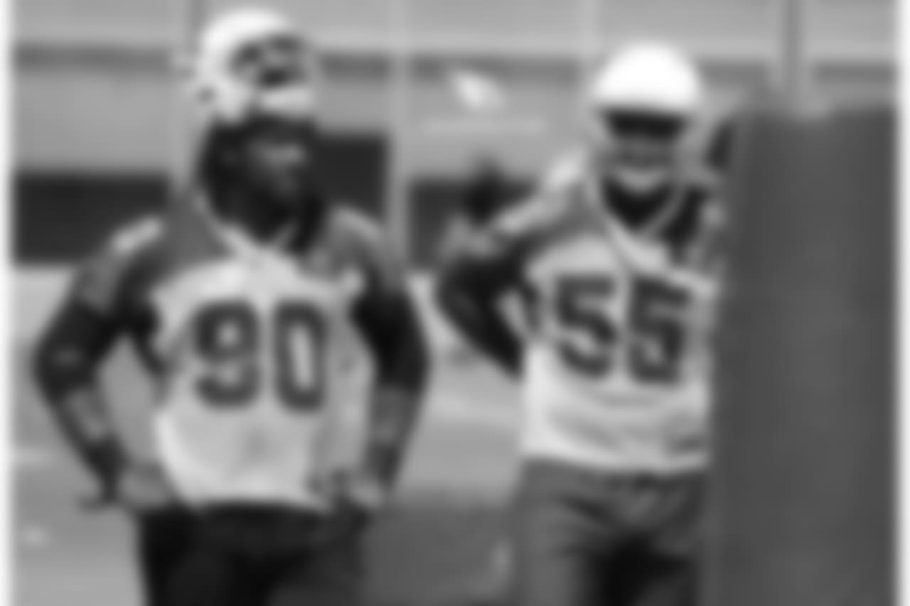DT Robert Nkemdiche (left) and DE Chandler Jones