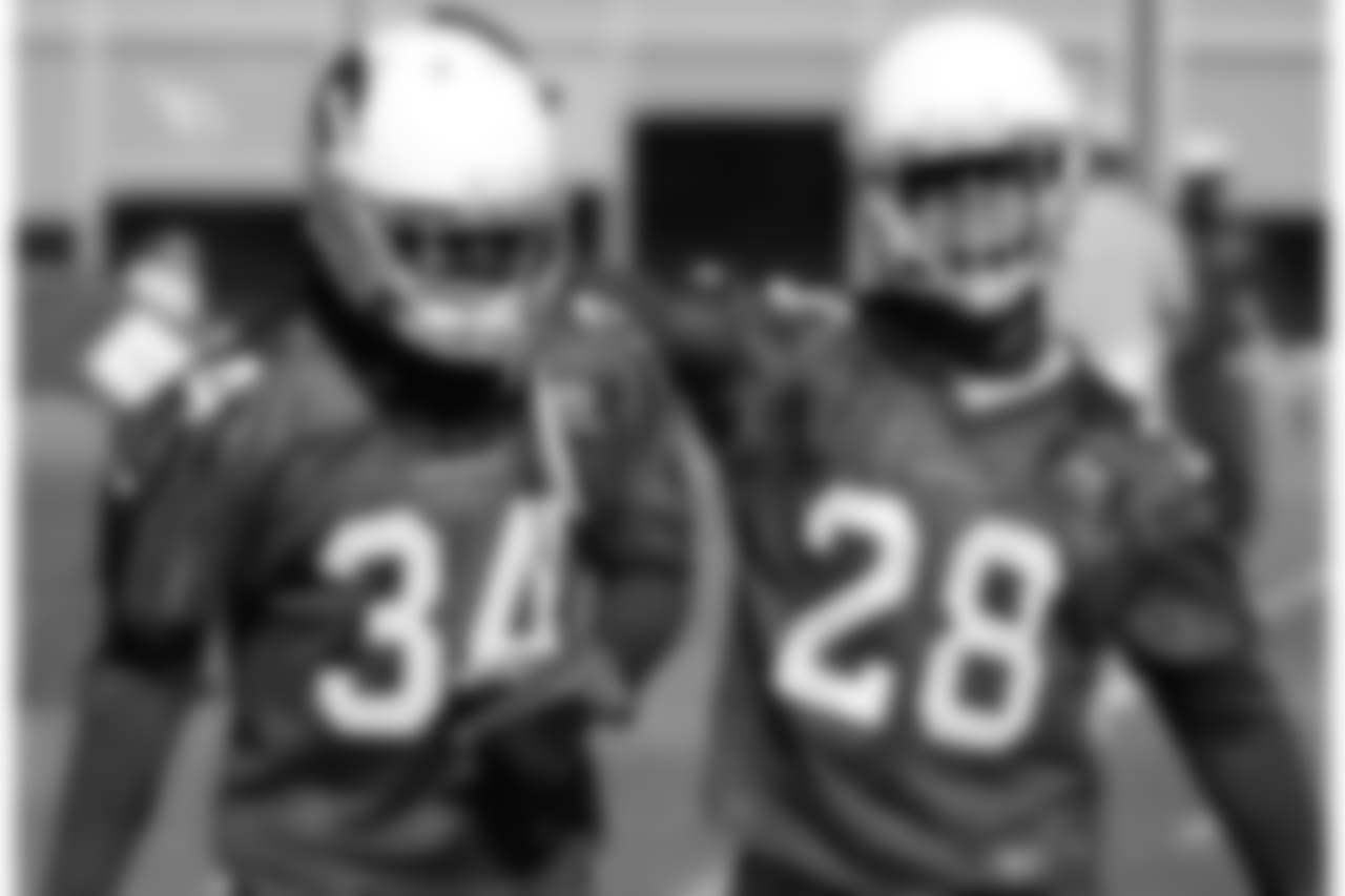 S Harlan Miller (left) and CB Justin Bethel