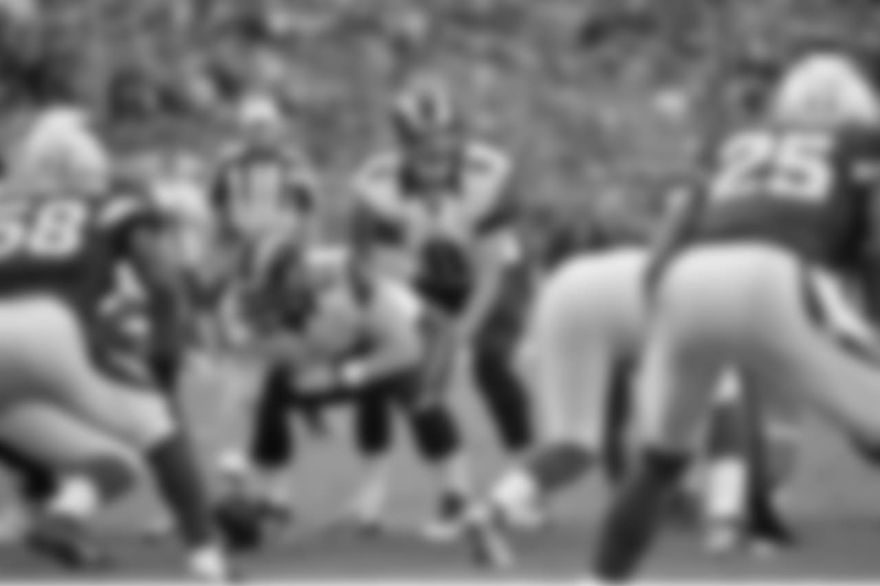 Sam Bradford with the Rams