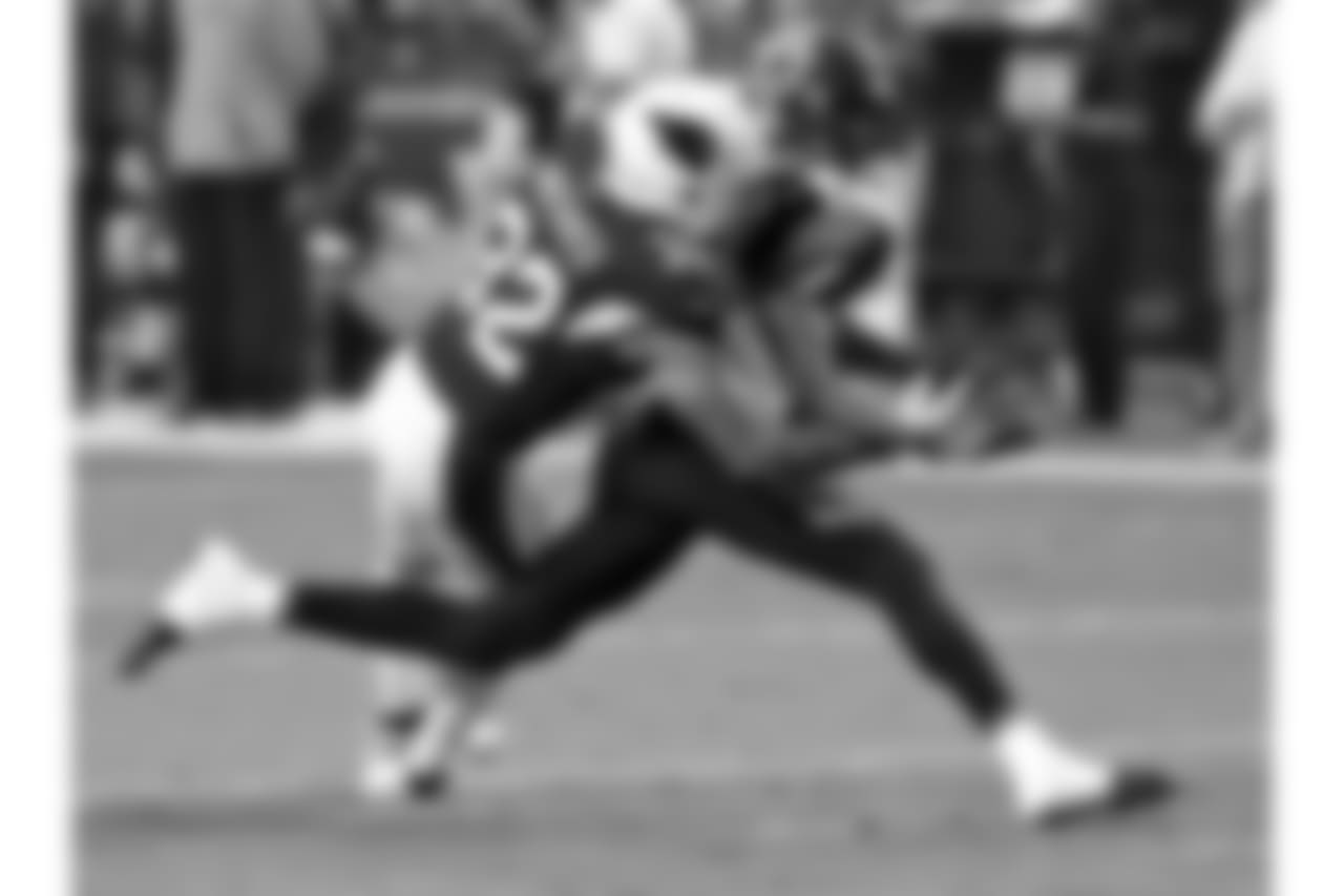 Cardinals S Tyrann Mathieu breaks up a pass
