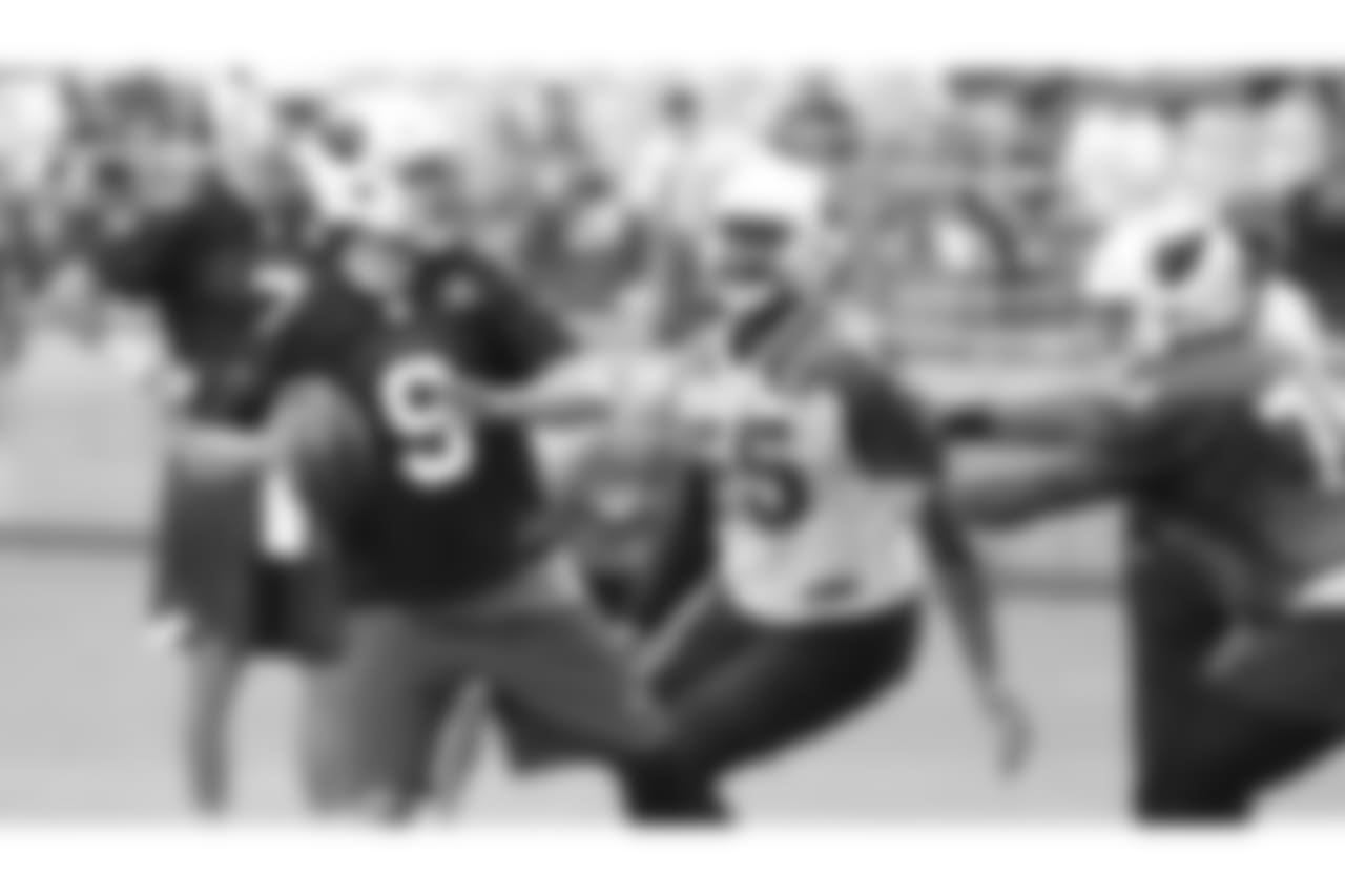 DE Chandler Jones pressures QB Sam Bradford