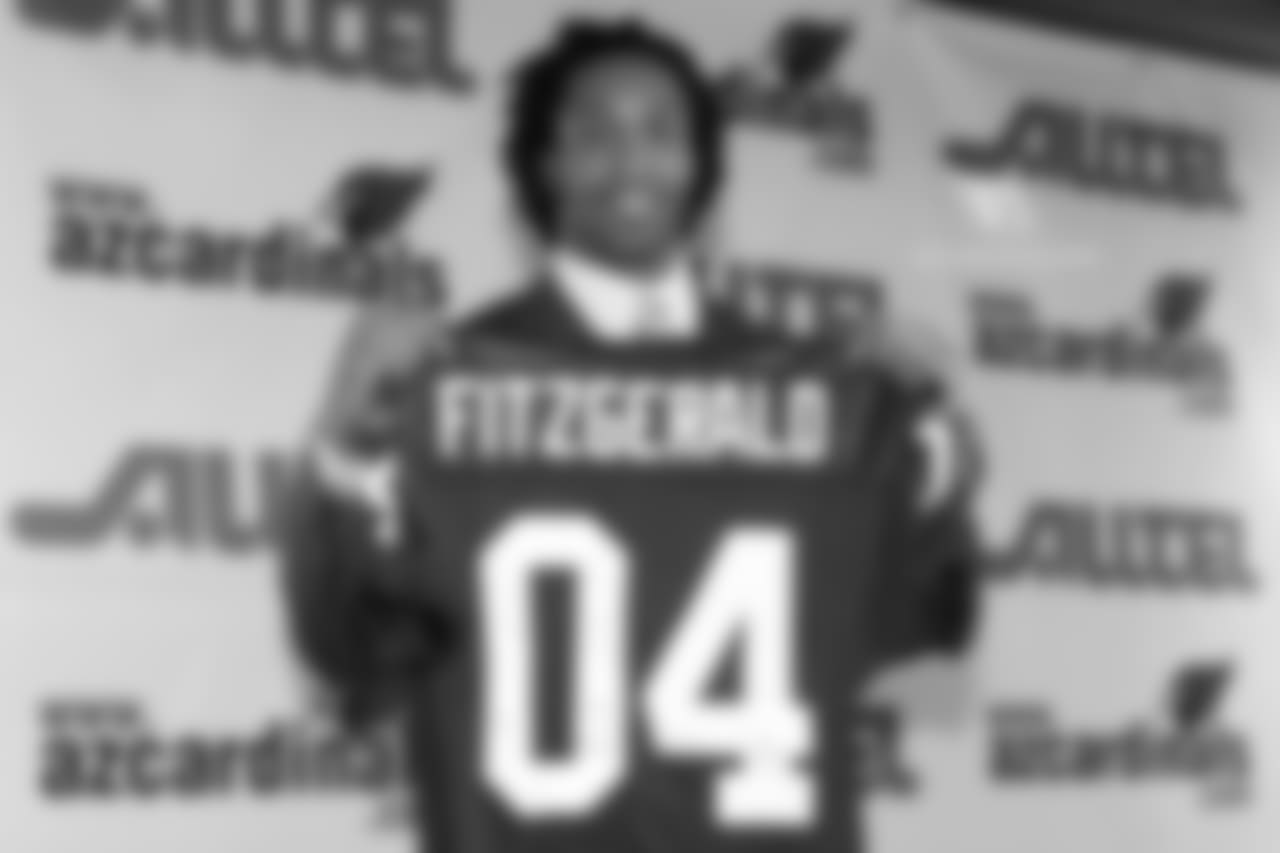 Images of Cardinals wide receiver Larry Fitzgerald, who turned 33 on Wednesday