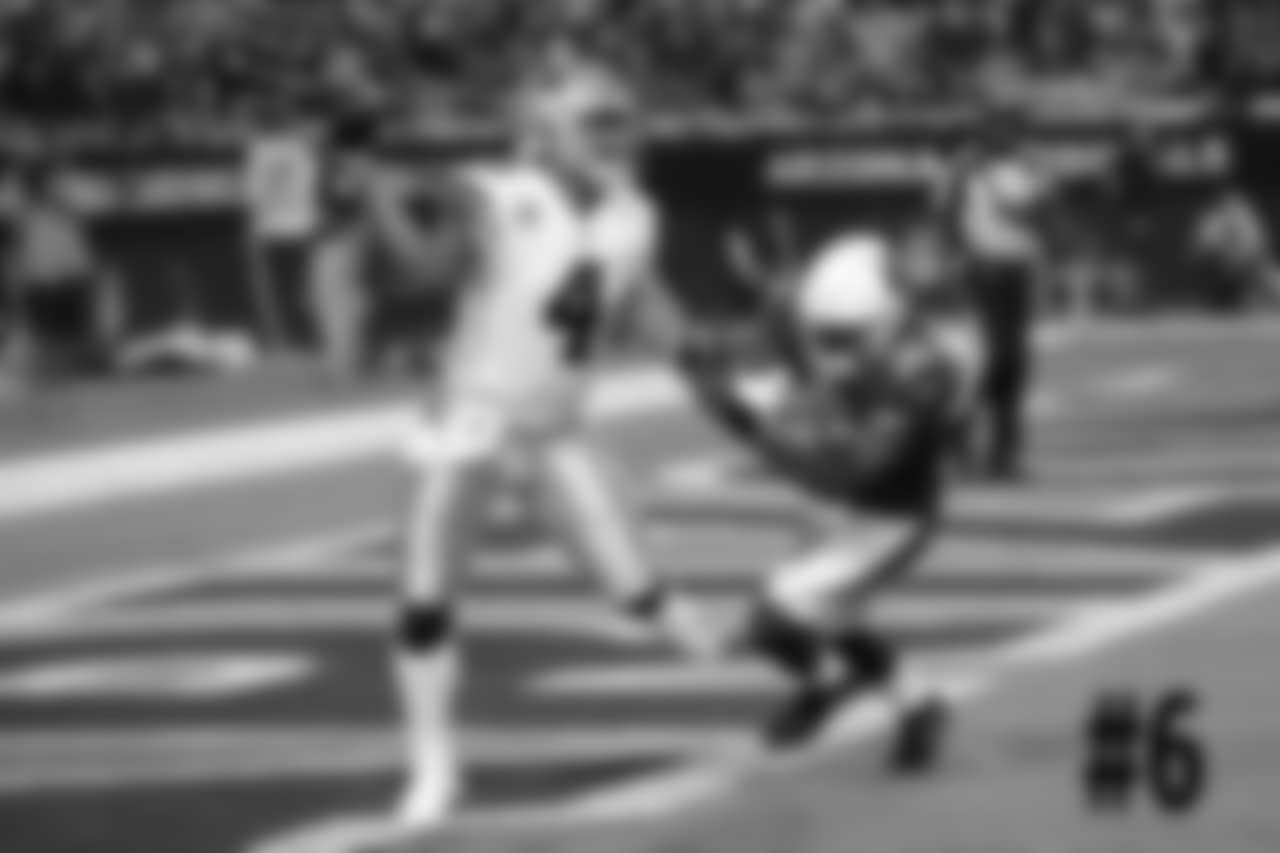 S Budda Baker chases Cowboys QB Dak Prescott