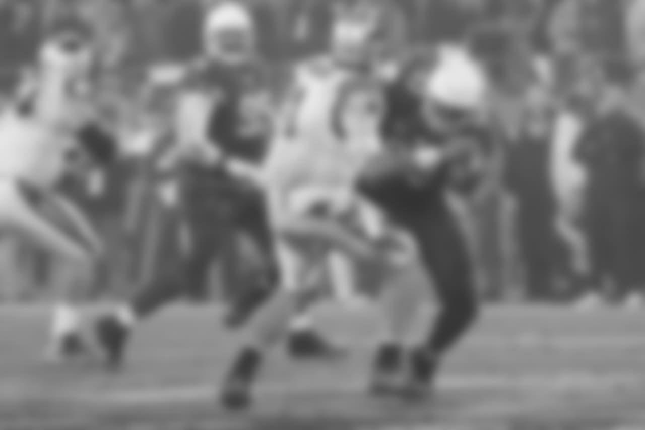 Campbell pressures Cam Newton in the 2015 NFC Championship game