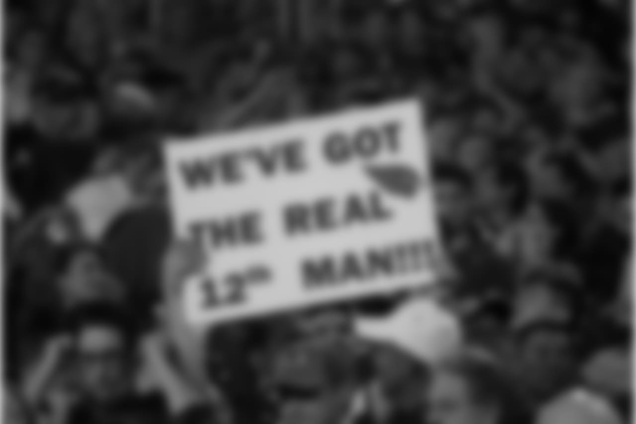 Fans at the game