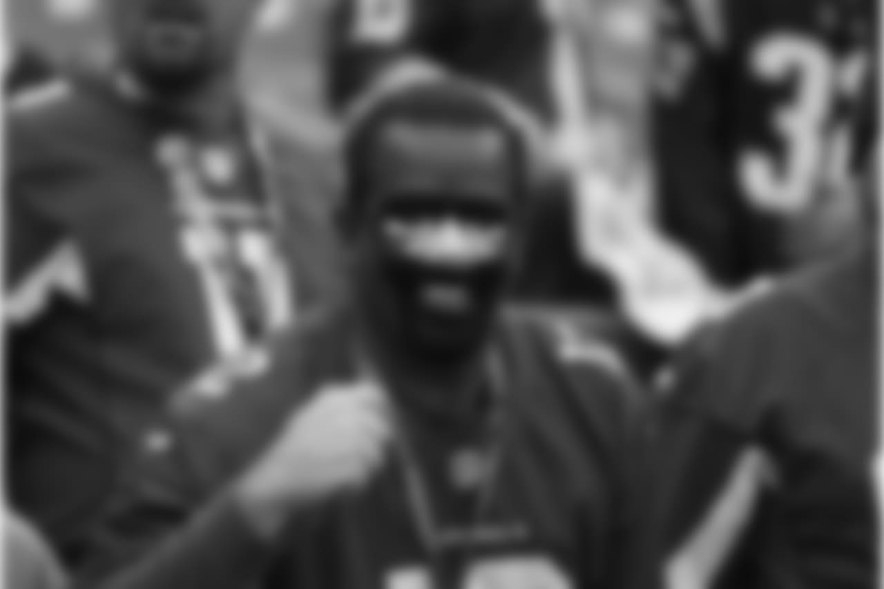 A Cardinals fan in the stands