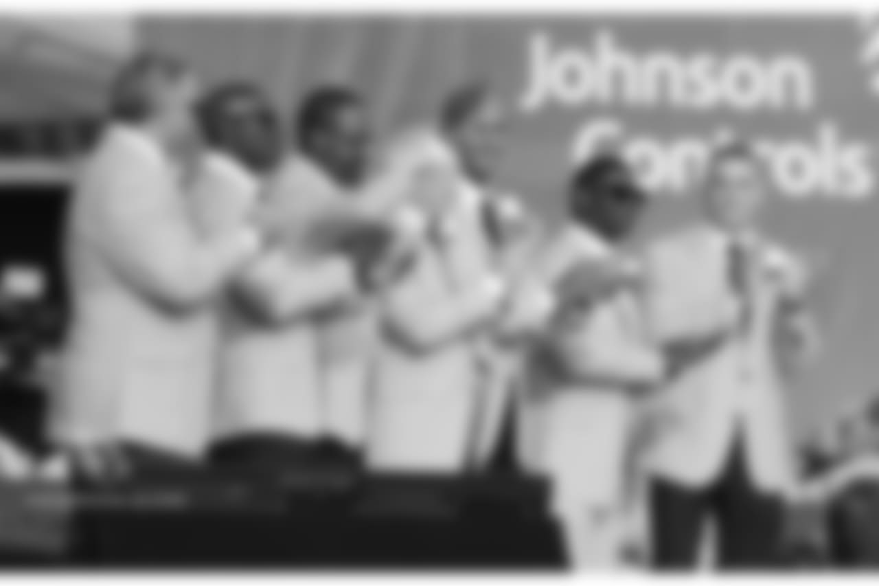 The Class of 2017: Morten Andersen, Terrell Davis, Kenny Easley, Jerry Jones, Jason Taylor, LaDainian Tomlinson and Kurt Warner