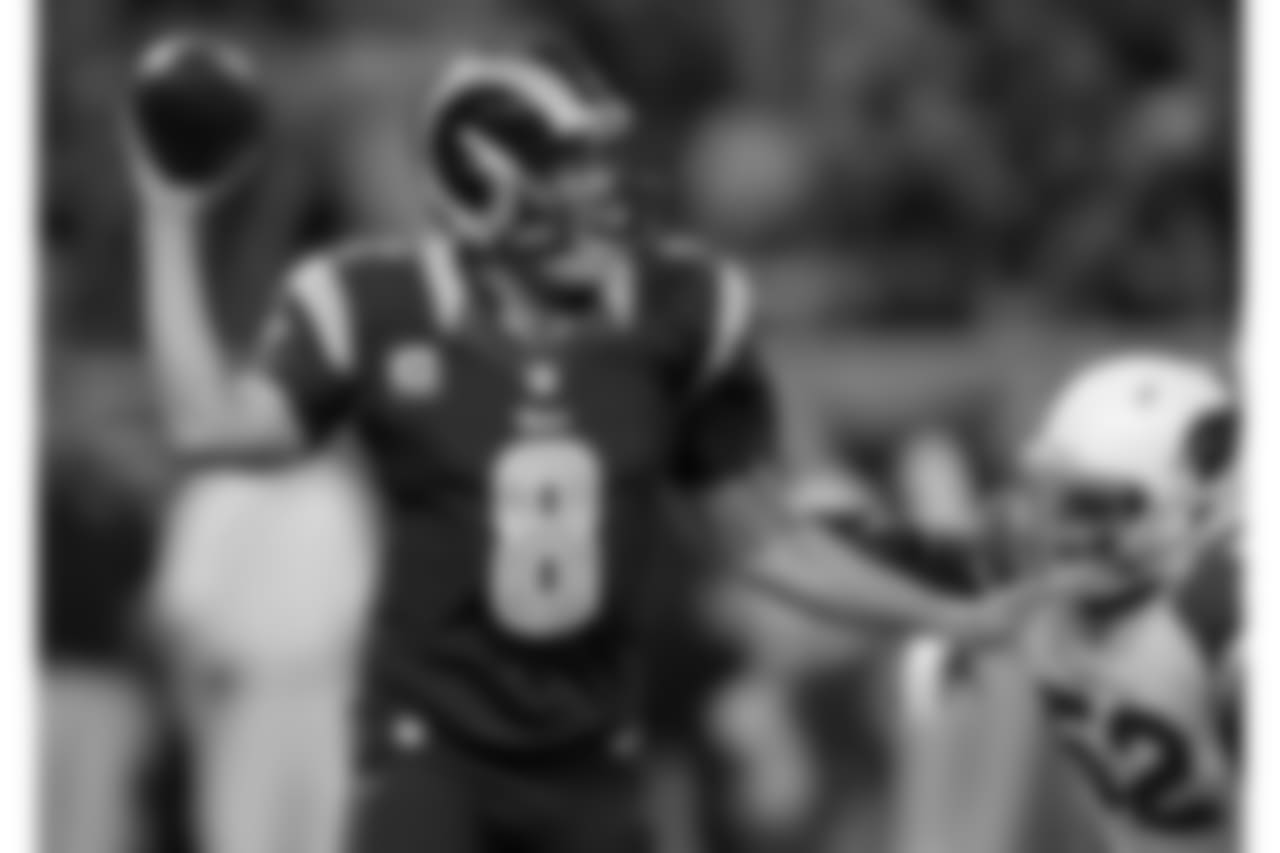 Sam Bradford with the Rams