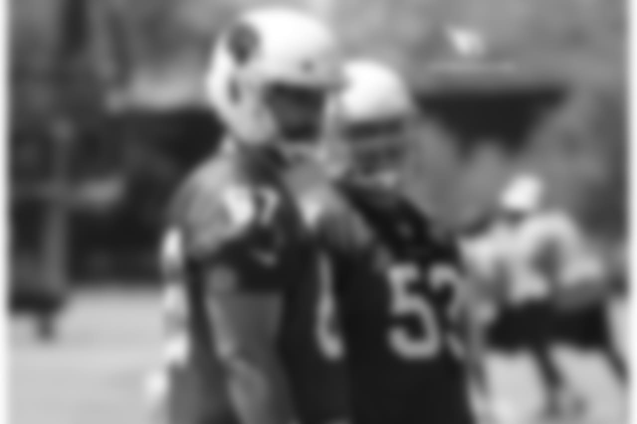 G Justin Pugh (left) and C A.Q. Shipley