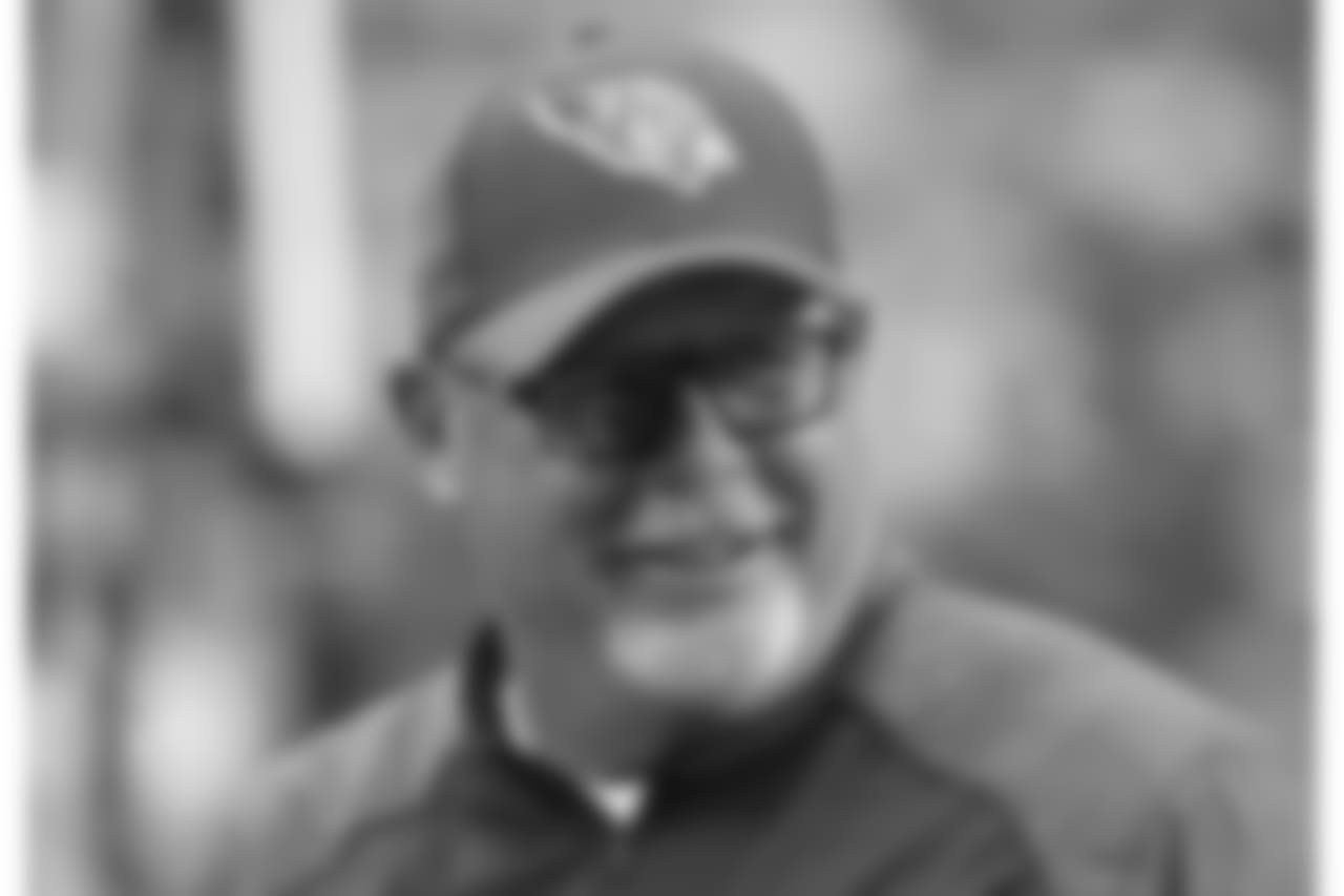 Bruce Arians on the sidelines