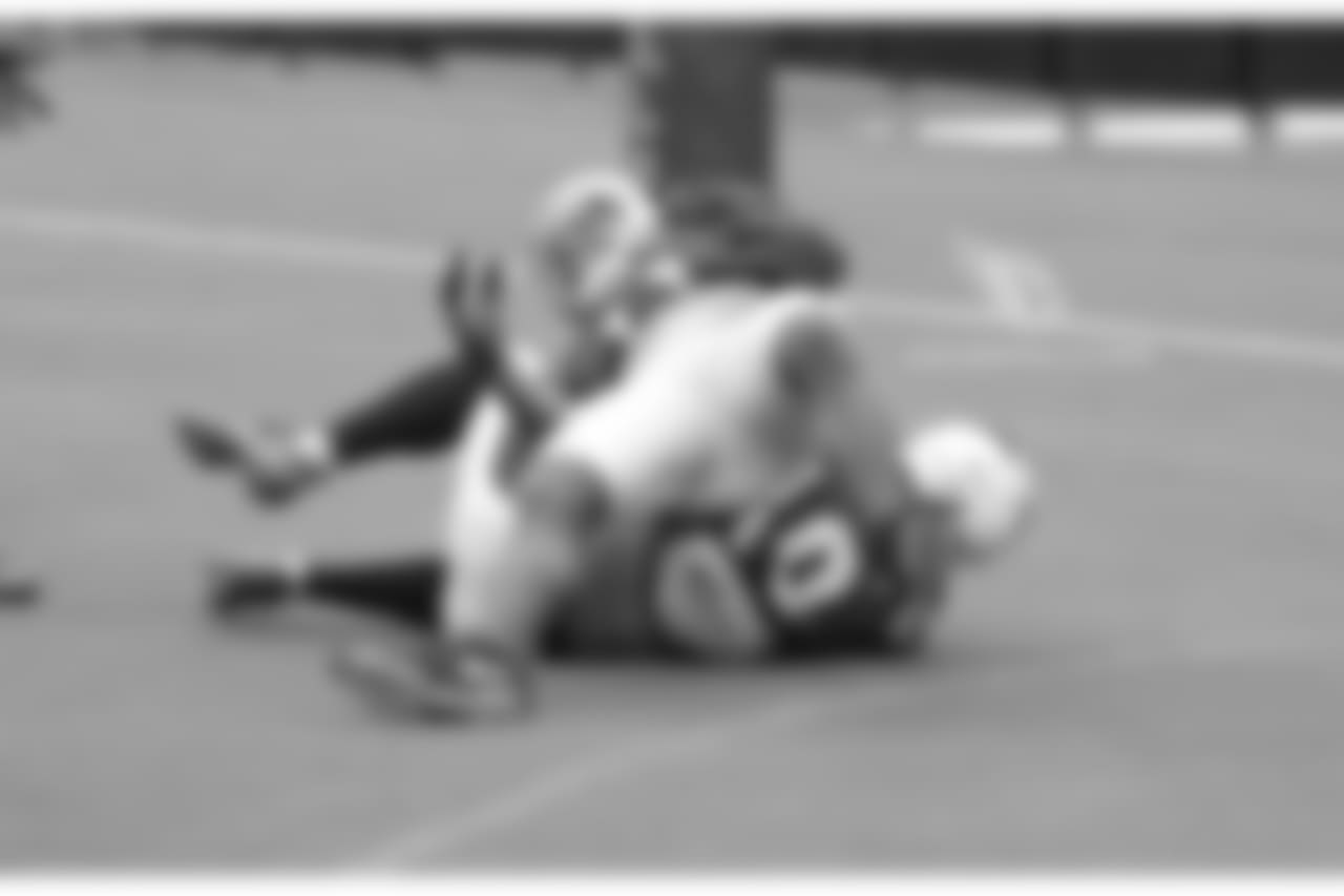 Day 13: WR Larry Fitzgerald gets tackled