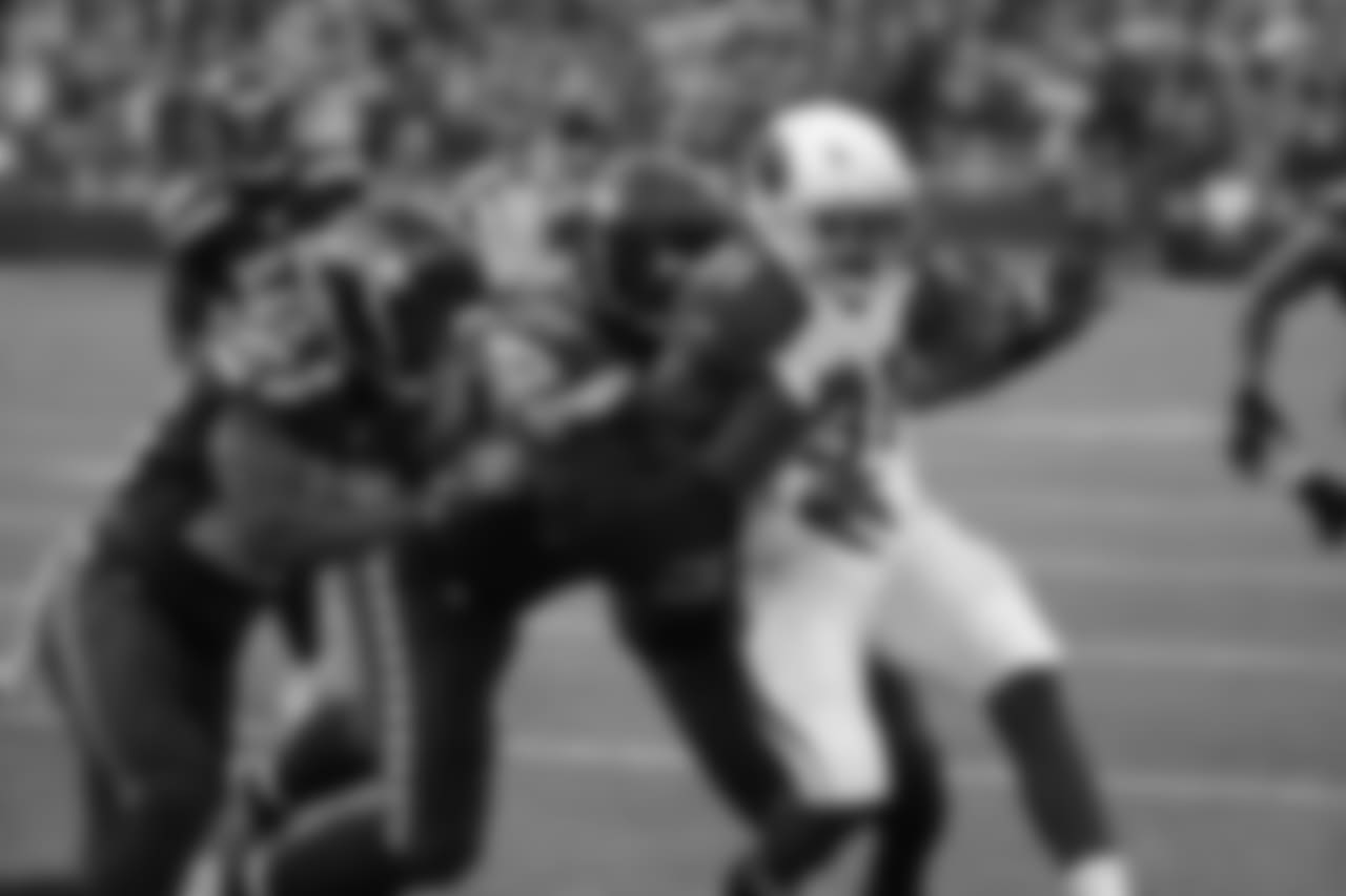 2016: RB David Johnson catches a pass