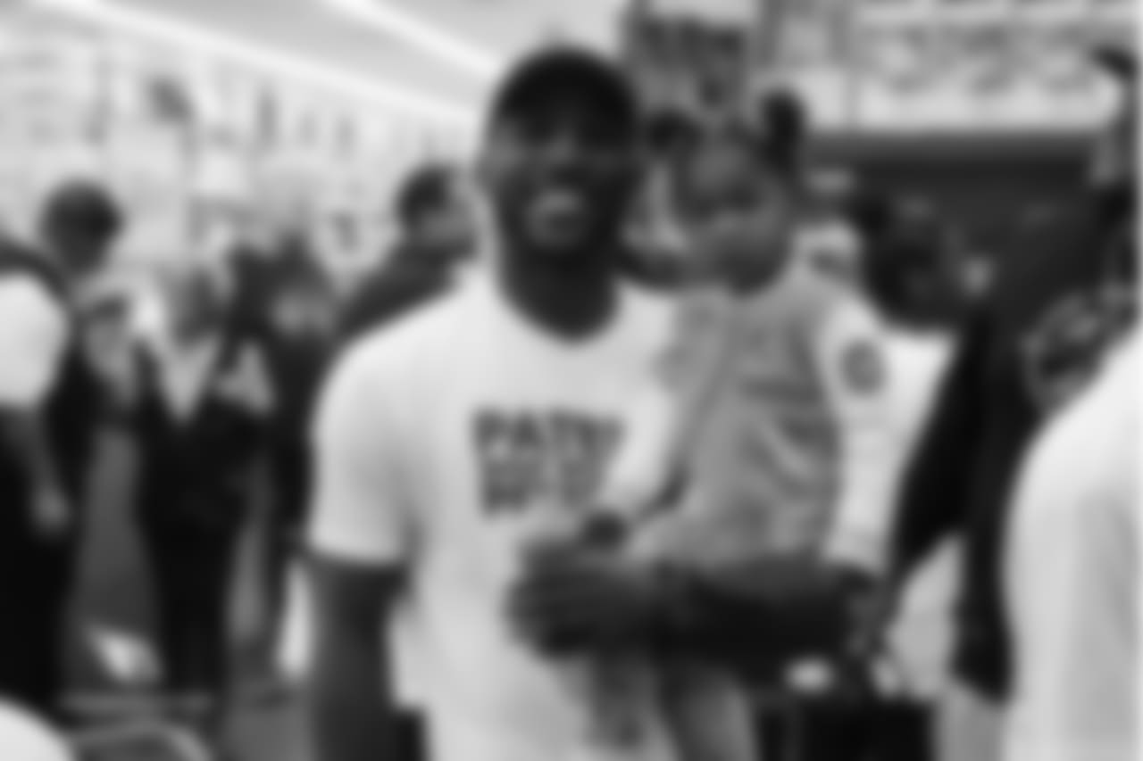 CB Patrick Peterson with his daughter, Paityn