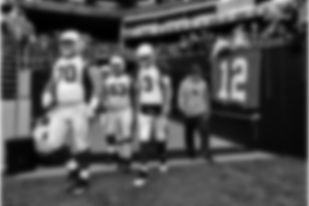 The Cardinals enter for the game against the Seahawks