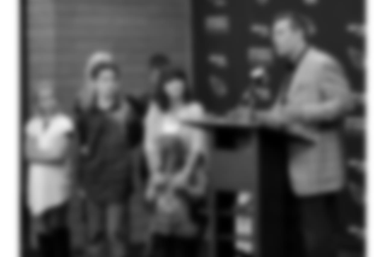 Warner announcing his retirement