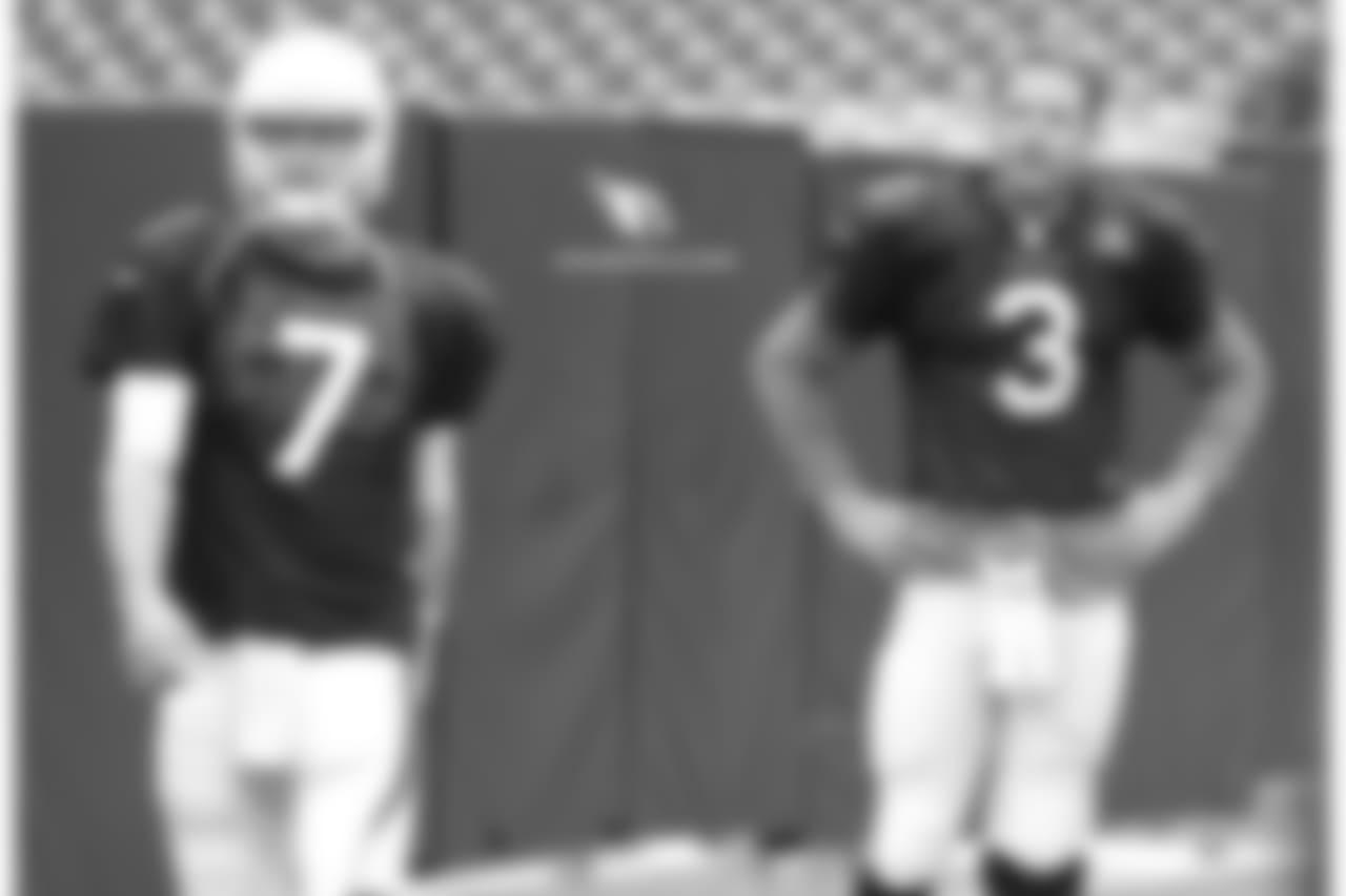 QB Blaine Gabbert (left) and QB Carson Palmer