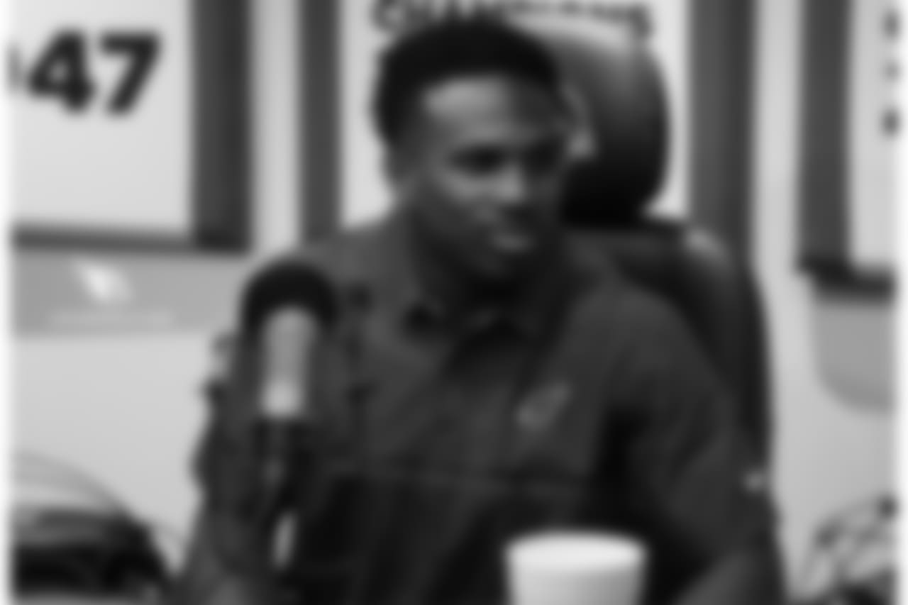RB Chase Edmonds on the radio