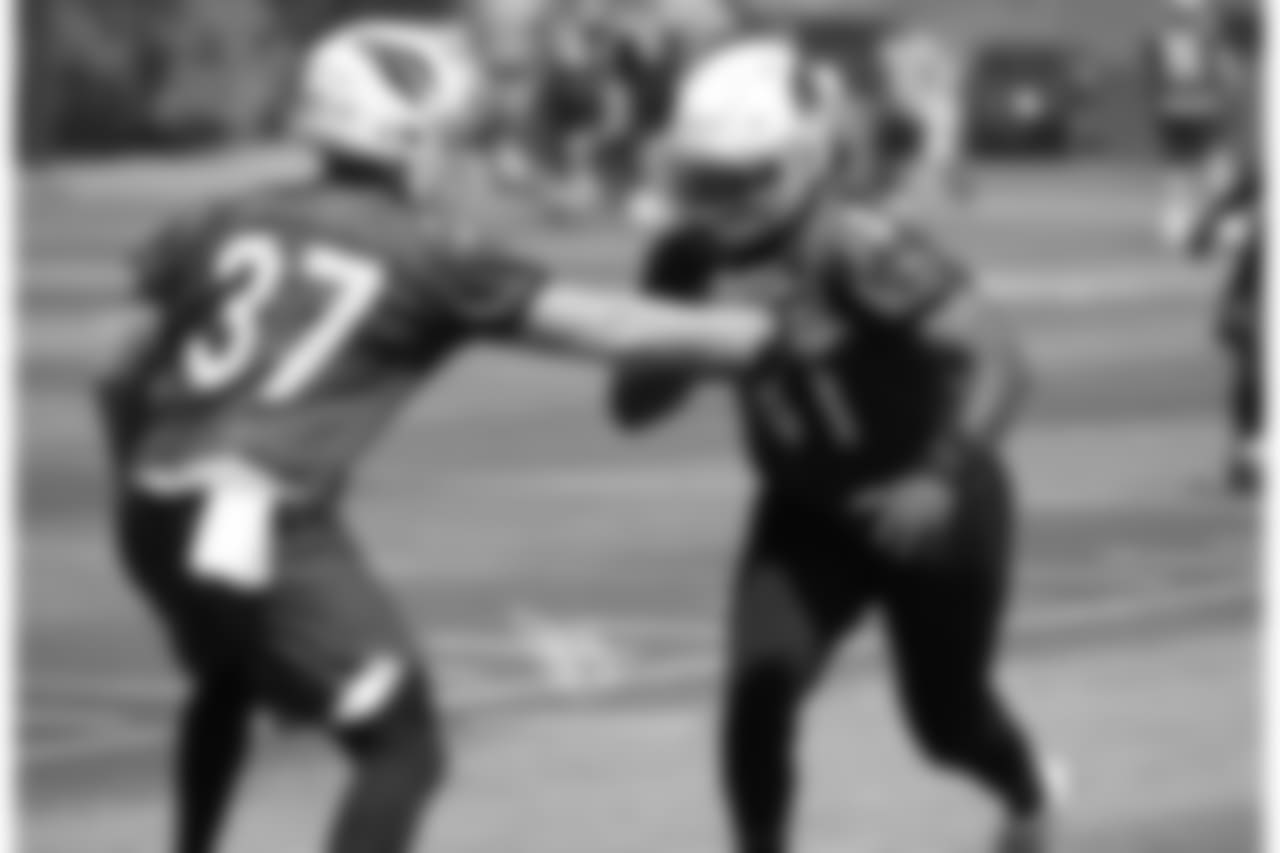 RBs D.J Foster (left) and David Johnson