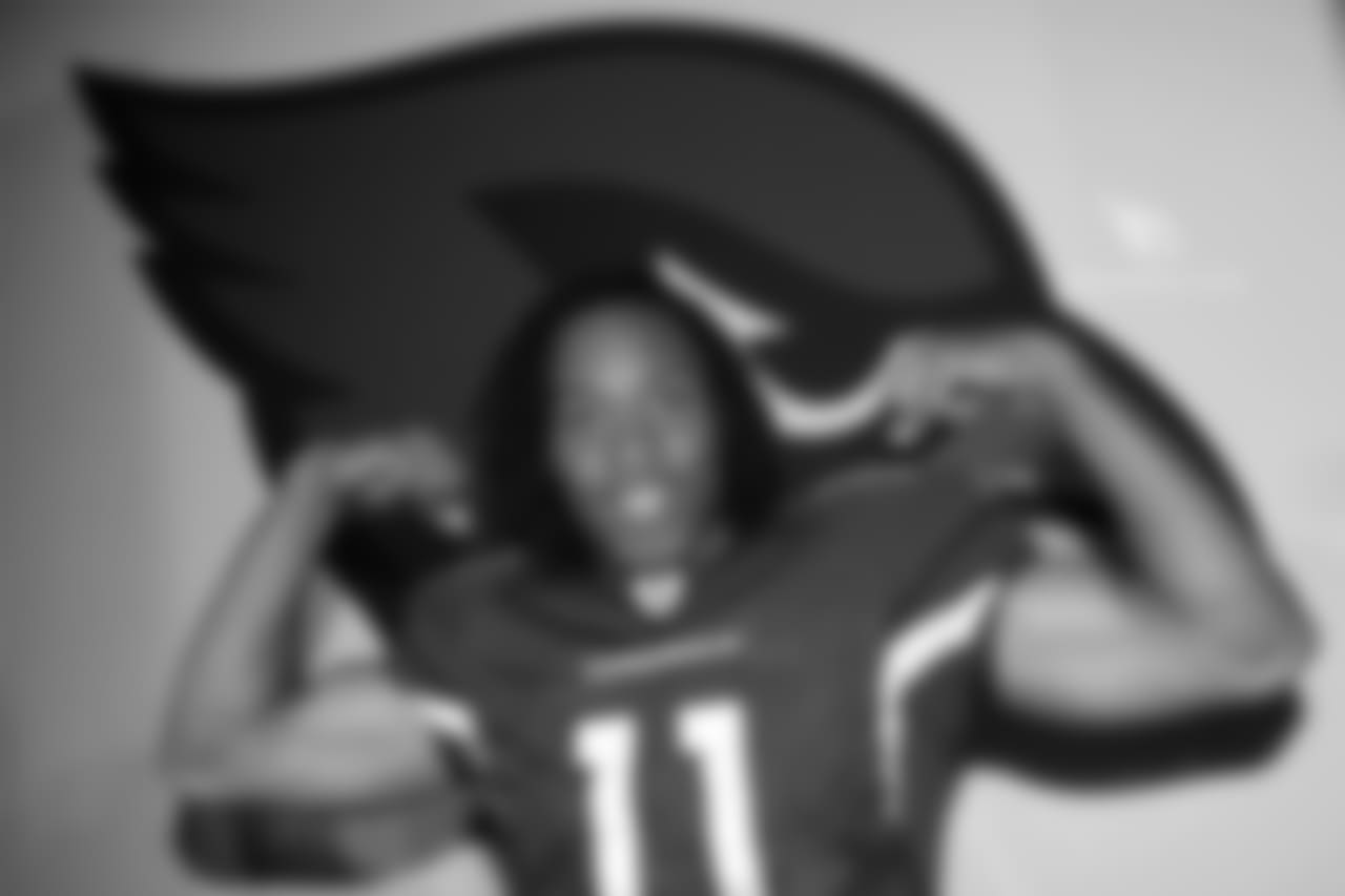 Images of Cardinals wide receiver Larry Fitzgerald, who turned 33 on Wednesday