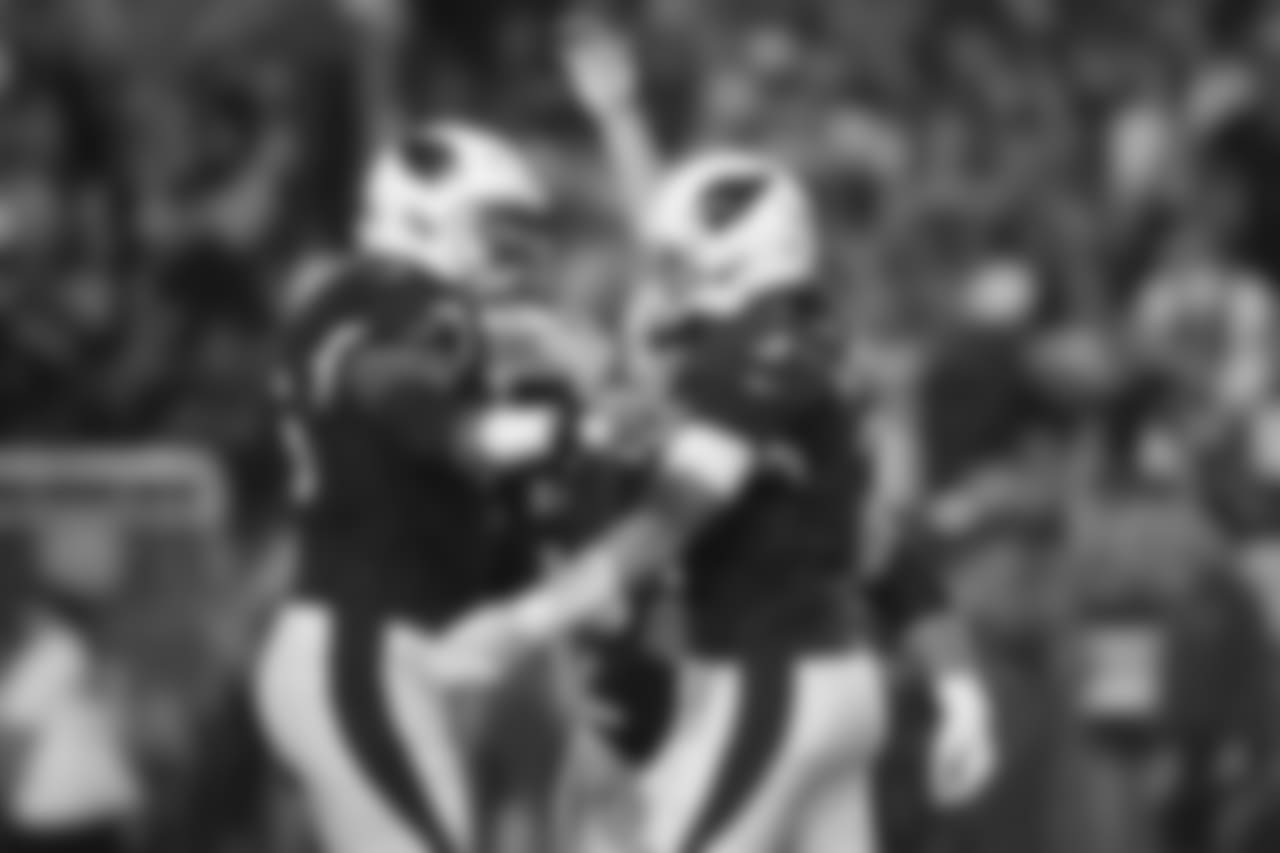 Celebrating with Alex Boone in 2017