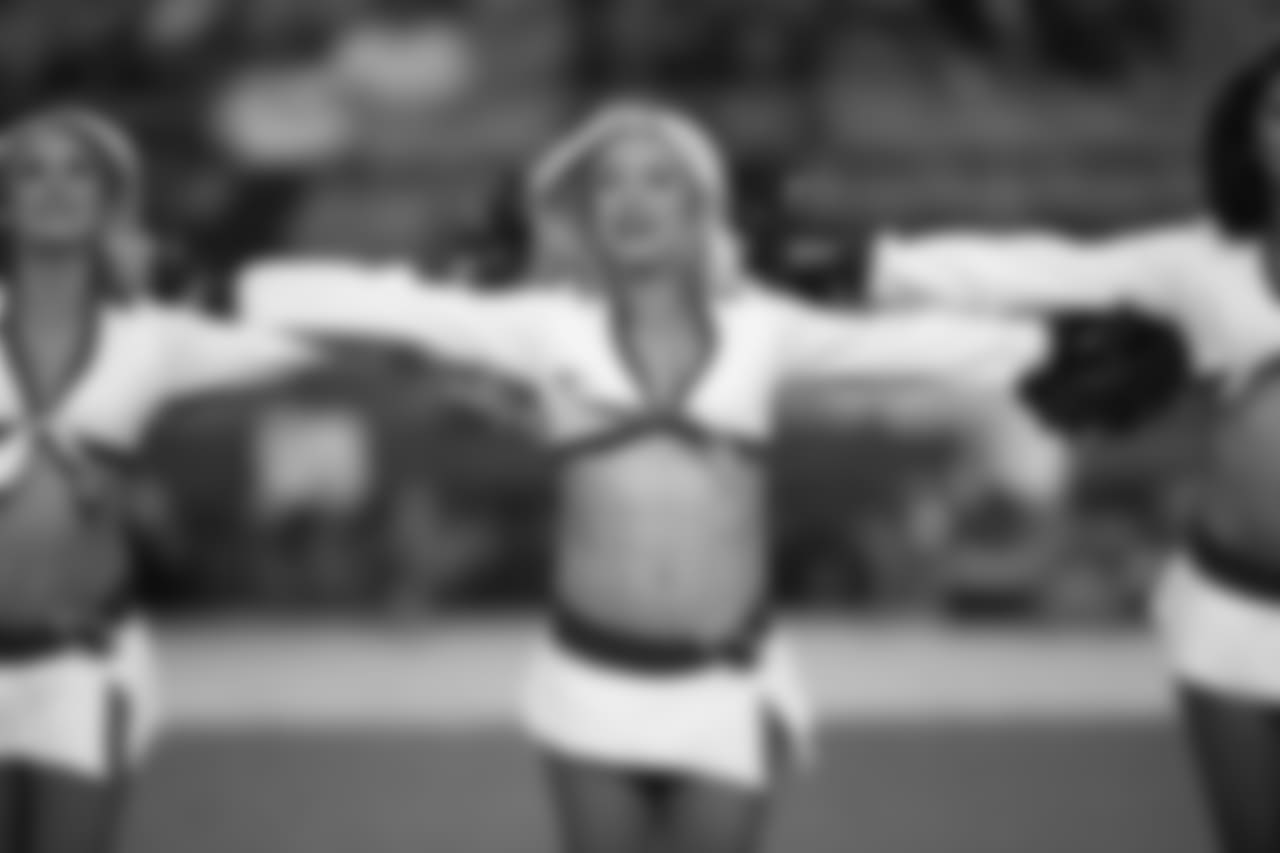 Cardinals cheerleaders perform
