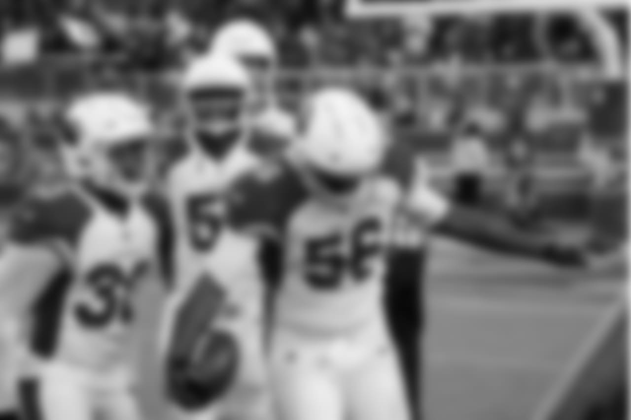 LB Karlos Dansby with the game-clinching pick against the 49ers