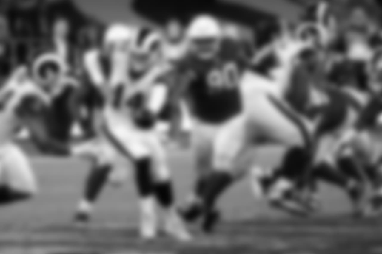 2017: DL Robert Nkemdiche breaks through the line of scrimmage
