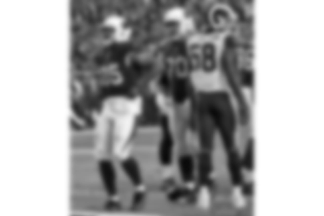 Cardinals RB Elijhaa Penny celebrates his first career touchdown