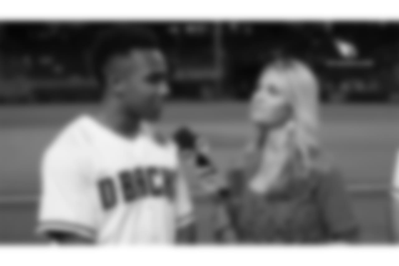 WR Christian Kirk gets interviewed
