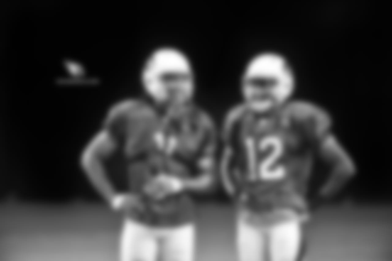 WR Larry Fitzgerald (left) and WR Brice Butler