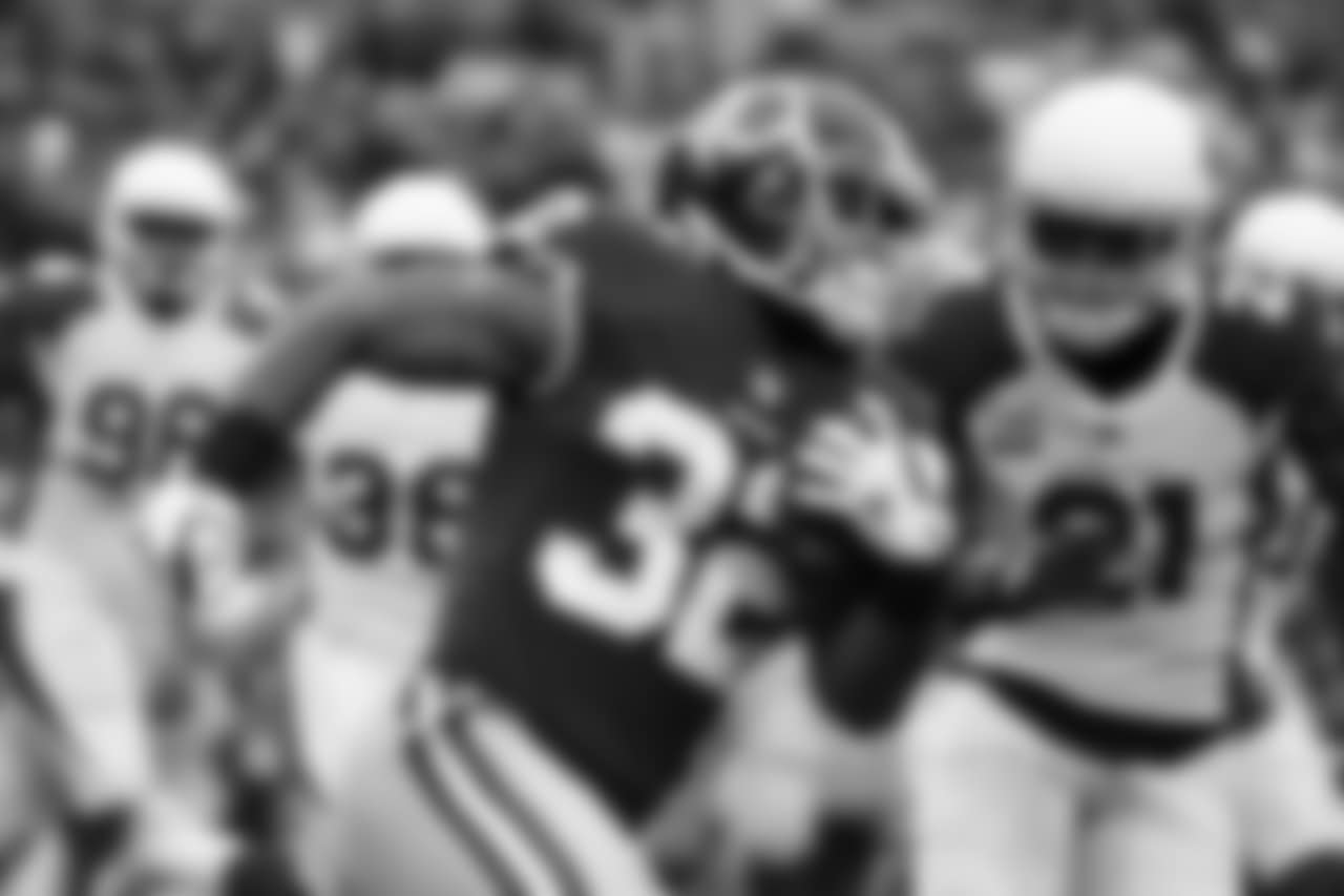 Redskins RB Samaje Perine on the carry