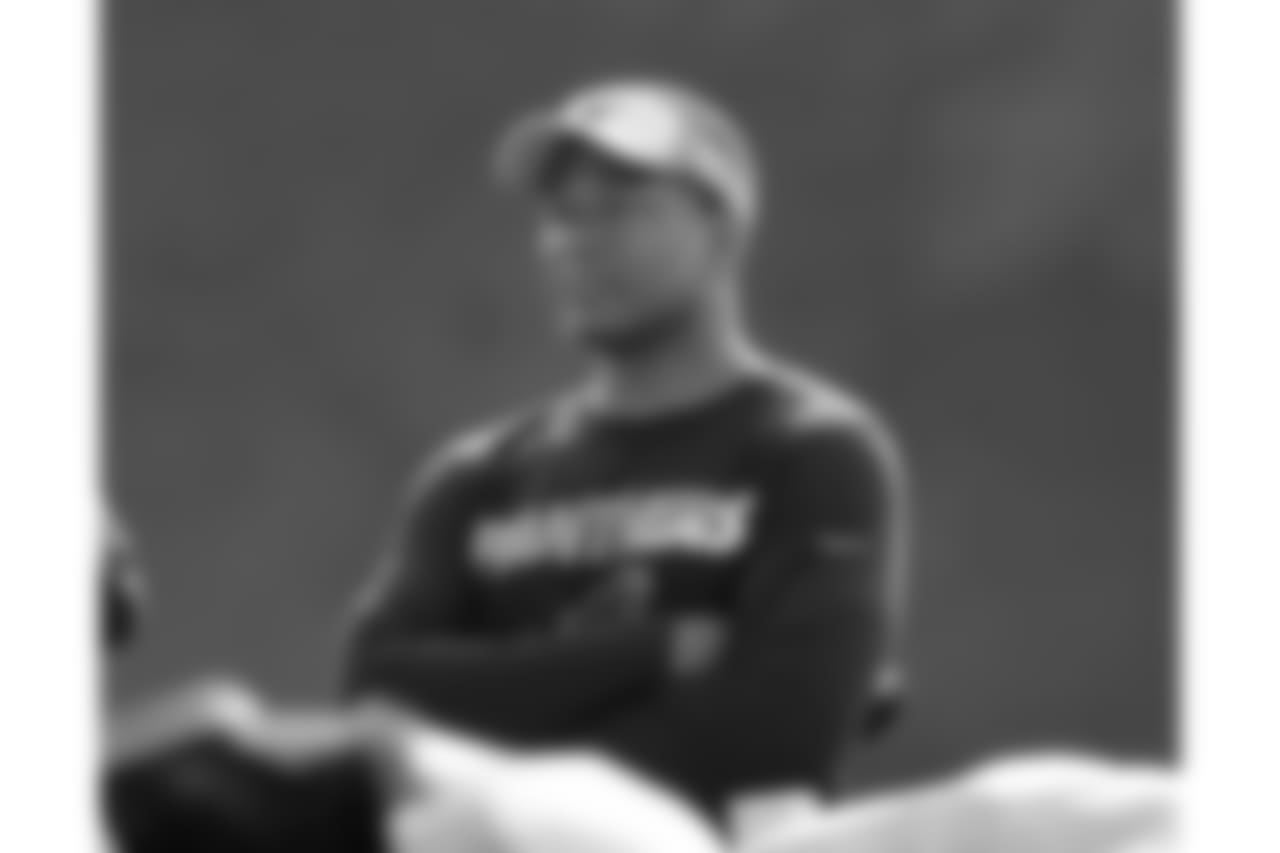 New Cardinals coach Steve Wilks in training camp with the Panthers in 2015