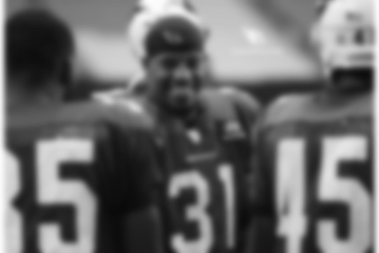 Day 17: RB David Johnson flashes a grin at camp