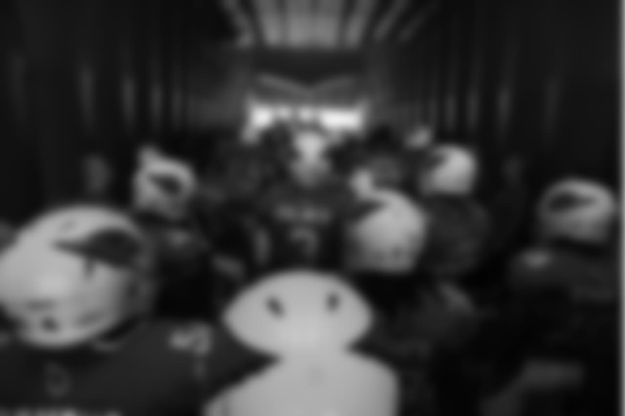 In the tunnel with the team