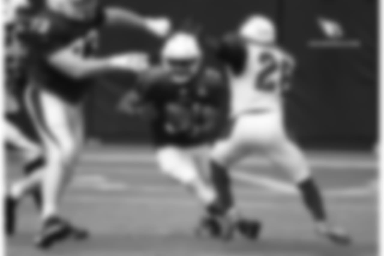 RB David Johnson looks for room to run